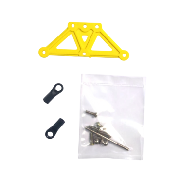 CABO DO CHASSI E BARRA DO SALVA-SERVO + PEÇAS PARA AUTOMODELO CITROËN XSARA SALVAT FASCÍCULO 59